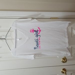 3/$12 Nauti Girl t-shirt sz XXL